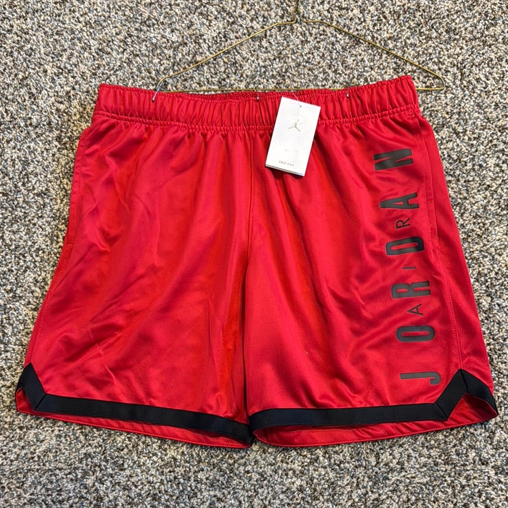 Jordan Red Athletic Shorts